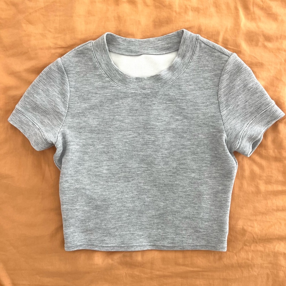 Alo Micro Waffle Sierra Short Sleeve Top